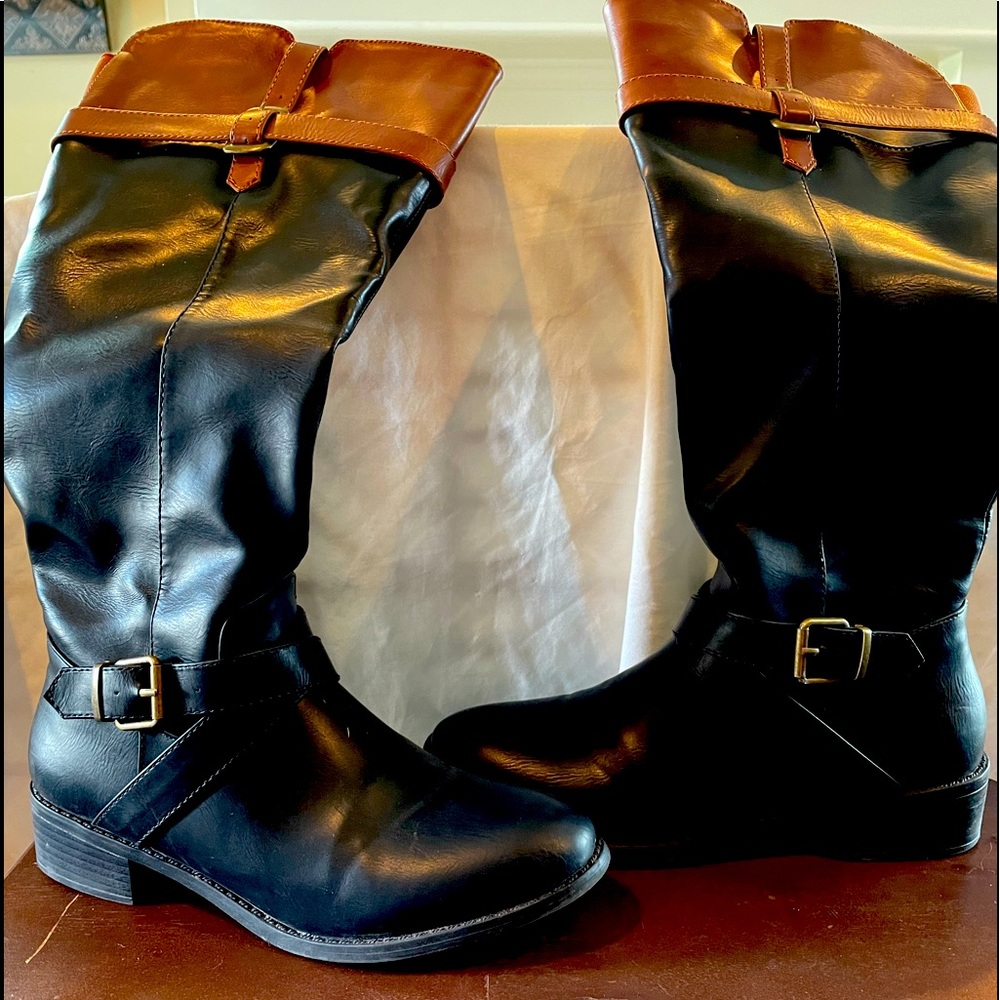 Rampage Knee High Bunkle boots